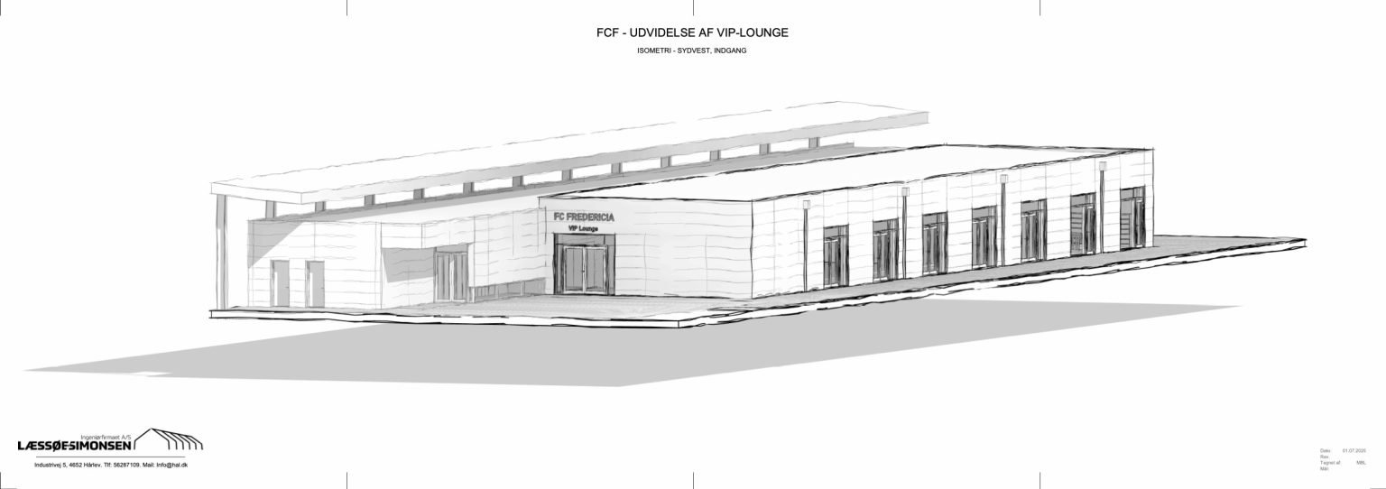 Plads til 400 spisende gæster: Ny lounge på vej på Monjasa Park