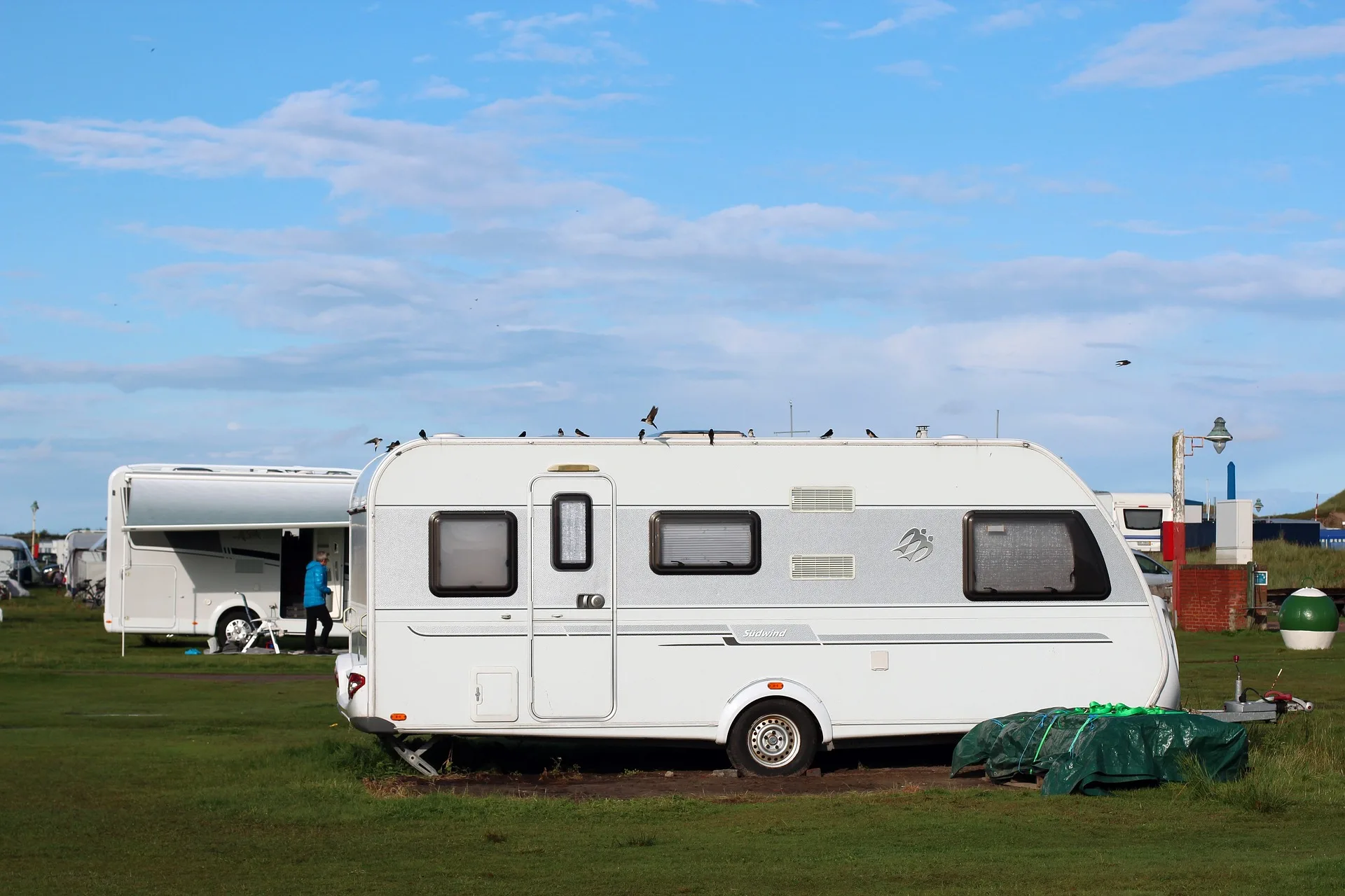 To mænd stjal campingvogn