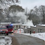 Brand i Snoghøj. Hessellunden. Foto: AVISEN