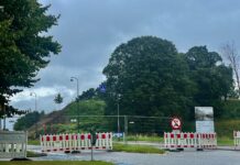 Store transporter kører gennem Fredericia når broer skal monteres