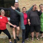 Vanegymnastik, Britta Svendsen, Maiken Stokholm, Lise Ramsland sparre og Jan Lauridsen