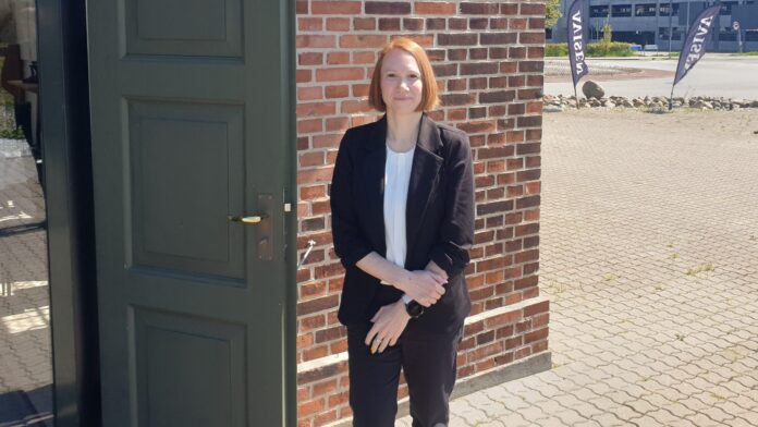 Billede af Pernelle Jensen ifm. Tv-interviews d. 08. maj 2025