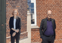 Billede af Pernelle Jensen og Erik Nielsen ifm. interview d. 08. maj 2025 på STATIONEN