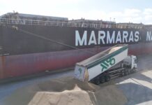 66.000 tons foderbyg lastes i Fredericia Havn i påsken