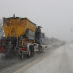 De kommende måneder er der fuld opmærksomhed på sne og is på statsvejene. Foto- Vejdirektoratet.