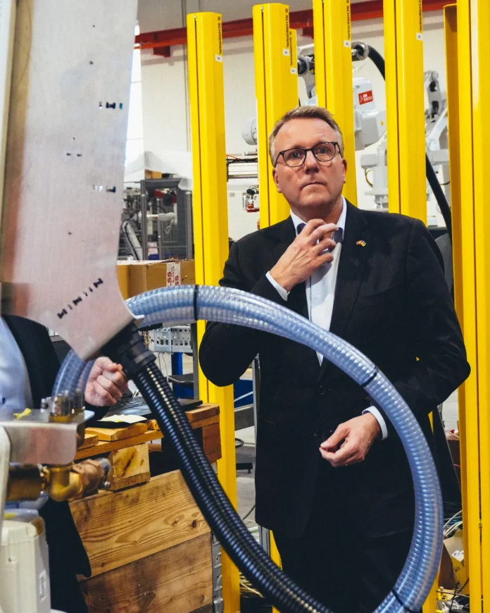 Morten Bødskov besøg hos DanRobotics