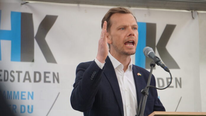 1. maj, Fælledparken, Arbejder, Fane, Peter Hummelgaard