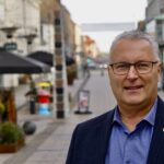 Søren Larsen i Fredericia gågade – Foto: AVISEN