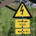 energinet højspænding mast close