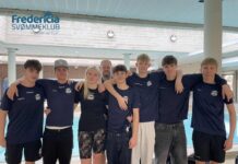 Kanon weekend for svømmeklub ved DM-Junior på kortbane