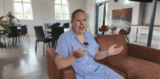 Helene Lykke under Tv-interviewet d. 13. juni 2025