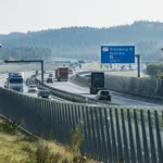 Ikke nok med, at der er sat nye årsrekorder – der er aldrig registreret lavere hastighed på motorvejene end i den netop overståede december. Foto- Vejdirektoratet.