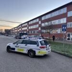 Politiaktion på Nymarksvej i Fredericia. Foto: AVISEN – Patrick Viborg Andersen