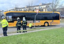 Bus rammer cyklist ved i Fredericia