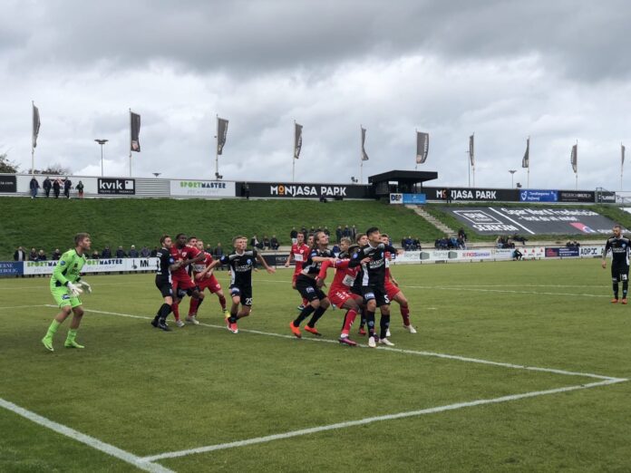 FC Fredericia - Silkeborg IF. 30. September 2018. Foto: Andreas Dyhrberg Andreassen, Fredericia AVISEN.