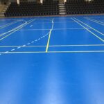Badmintongulv i thansen Arena
