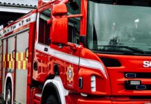 Brand i garage: Ild opstod i børneautostol