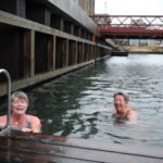 Kristina Gustafsson og Yvonne Bjeld i Frederiks Kanal – februar 2022.