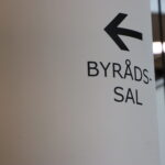 Middelfart Rådhus Byrådssal skilt