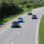 motorvej spor med fyn på Fredericia side