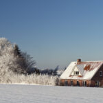 Farmhouse in the Snow