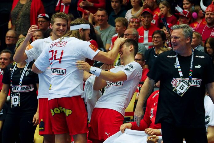 VM-finale, Danmark - Norge