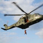 Redningshelikopter. Foto_ Emma Kirketerp og Forsvaret