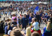 Kongen løber i Middelfart